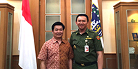 印尼鐘萬學省長親切接見寶鷹集團董事局主席古少明一